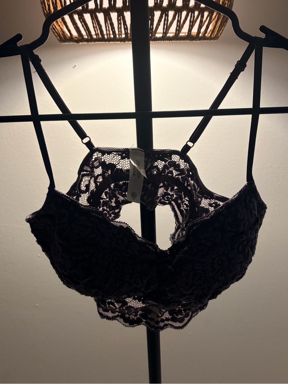 Maeve Grey Lace Bralette